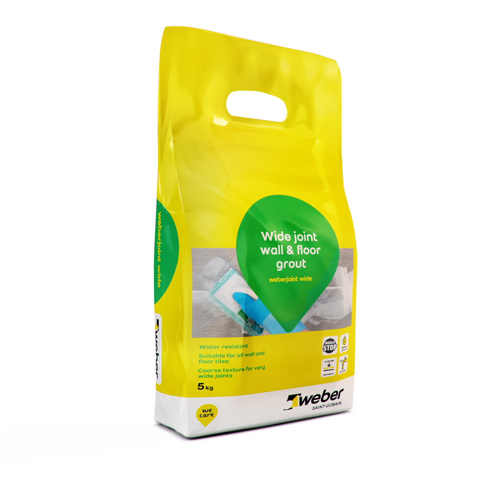 weberjoint wide — wide joint tile grout for walls & floors weberjoint wide — wide joint tile grout for walls & floors